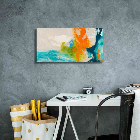 Image of 'Tidal Abstract I' by Sisa Jasper Canvas Wall Art,24 x 12