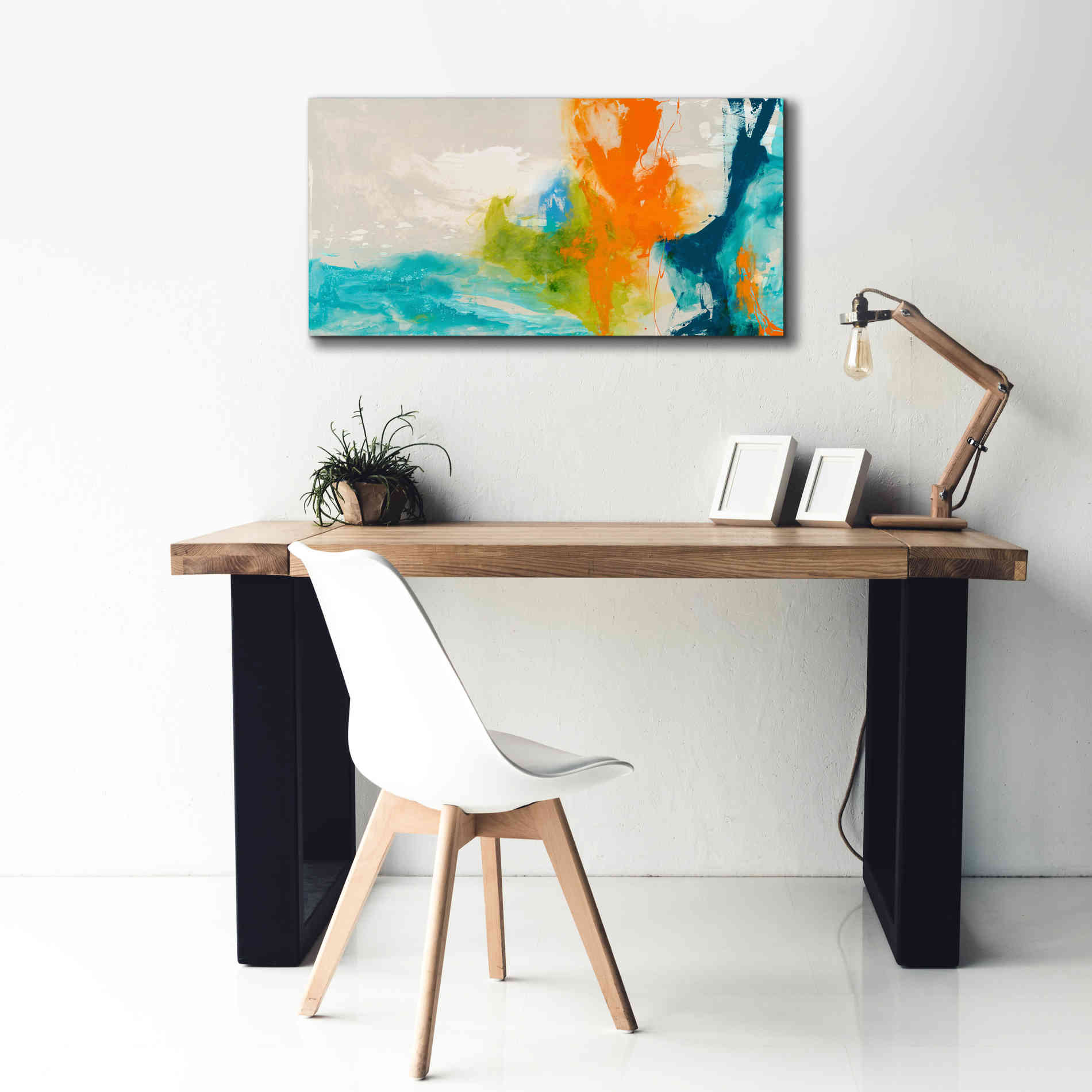 'Tidal Abstract I' by Sisa Jasper Canvas Wall Art,40 x 20
