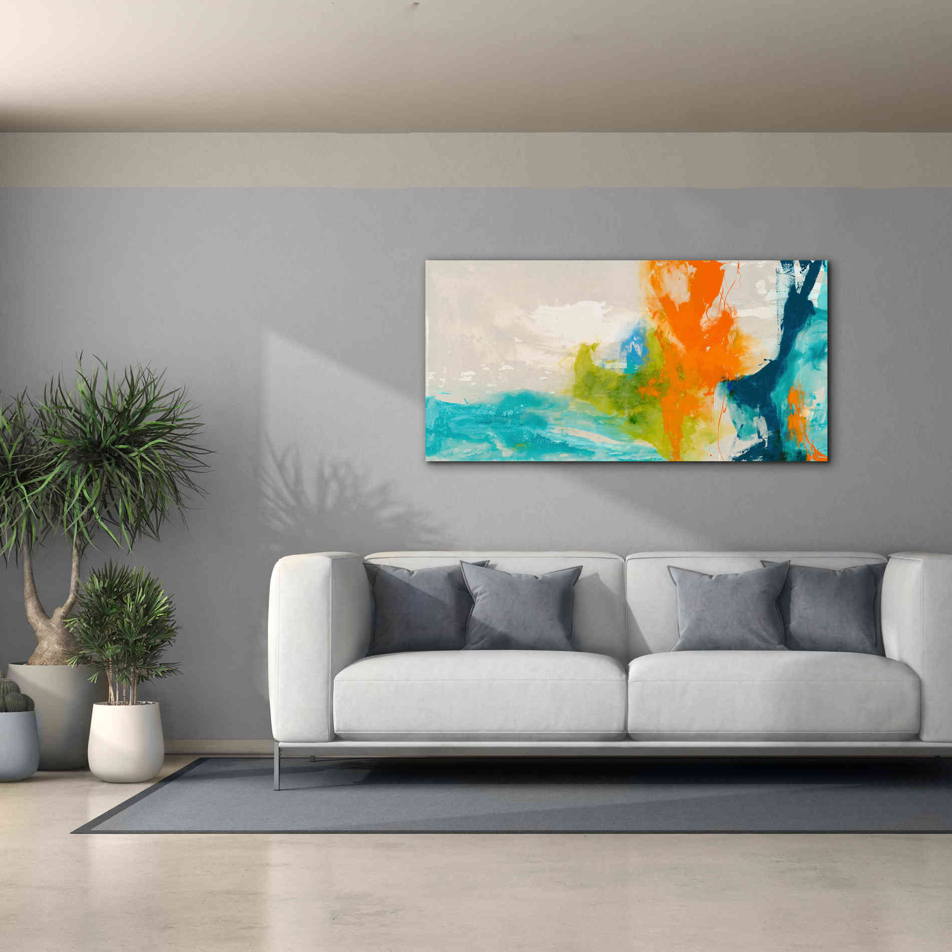 'Tidal Abstract I' by Sisa Jasper Canvas Wall Art,60 x 30