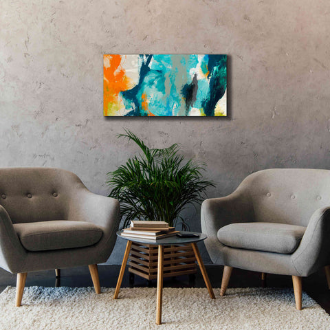 Image of 'Tidal Abstract II' by Sisa Jasper Canvas Wall Art,40 x 20