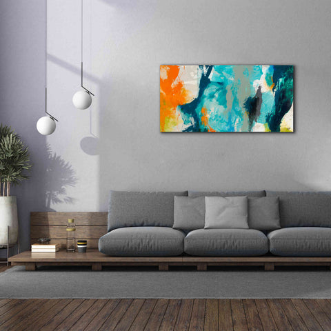 Image of 'Tidal Abstract II' by Sisa Jasper Canvas Wall Art,60 x 30