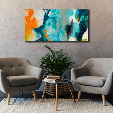 Image of 'Tidal Abstract II' by Sisa Jasper Canvas Wall Art,60 x 30