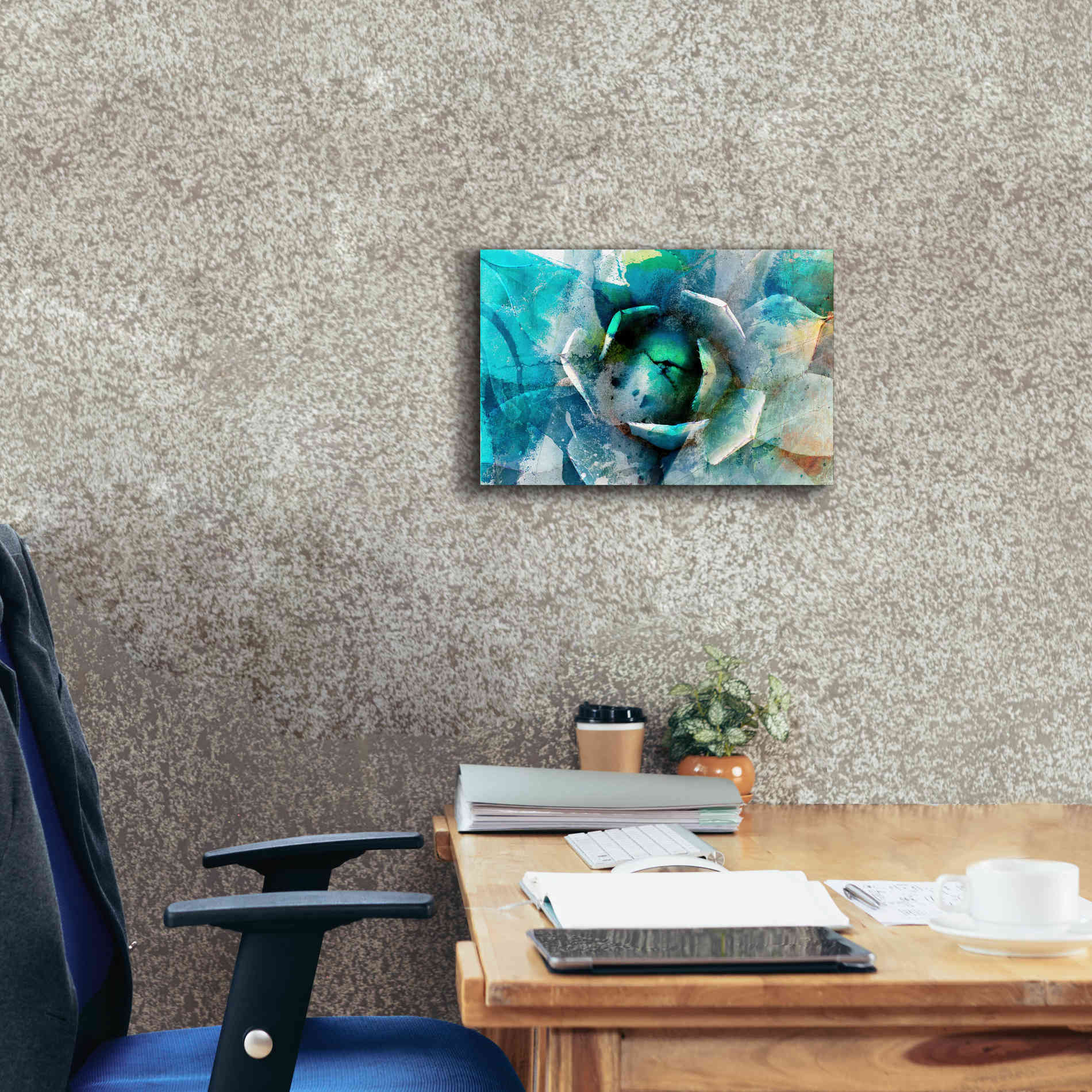 'Agave Abstract I' by Sisa Jasper Canvas Wall Art,18 x 12