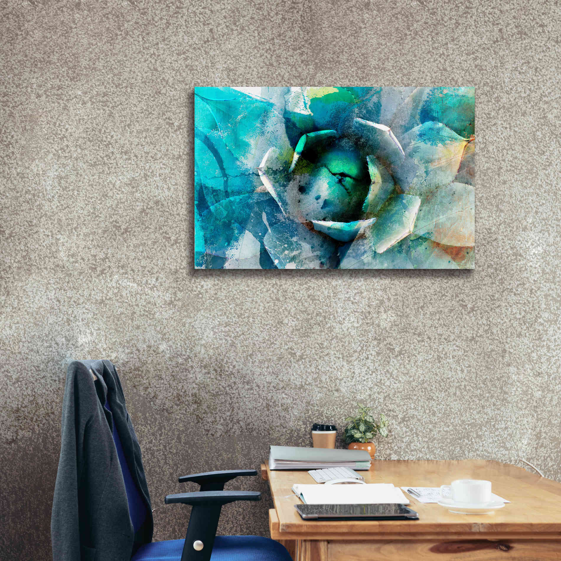 'Agave Abstract I' by Sisa Jasper Canvas Wall Art,40 x 26