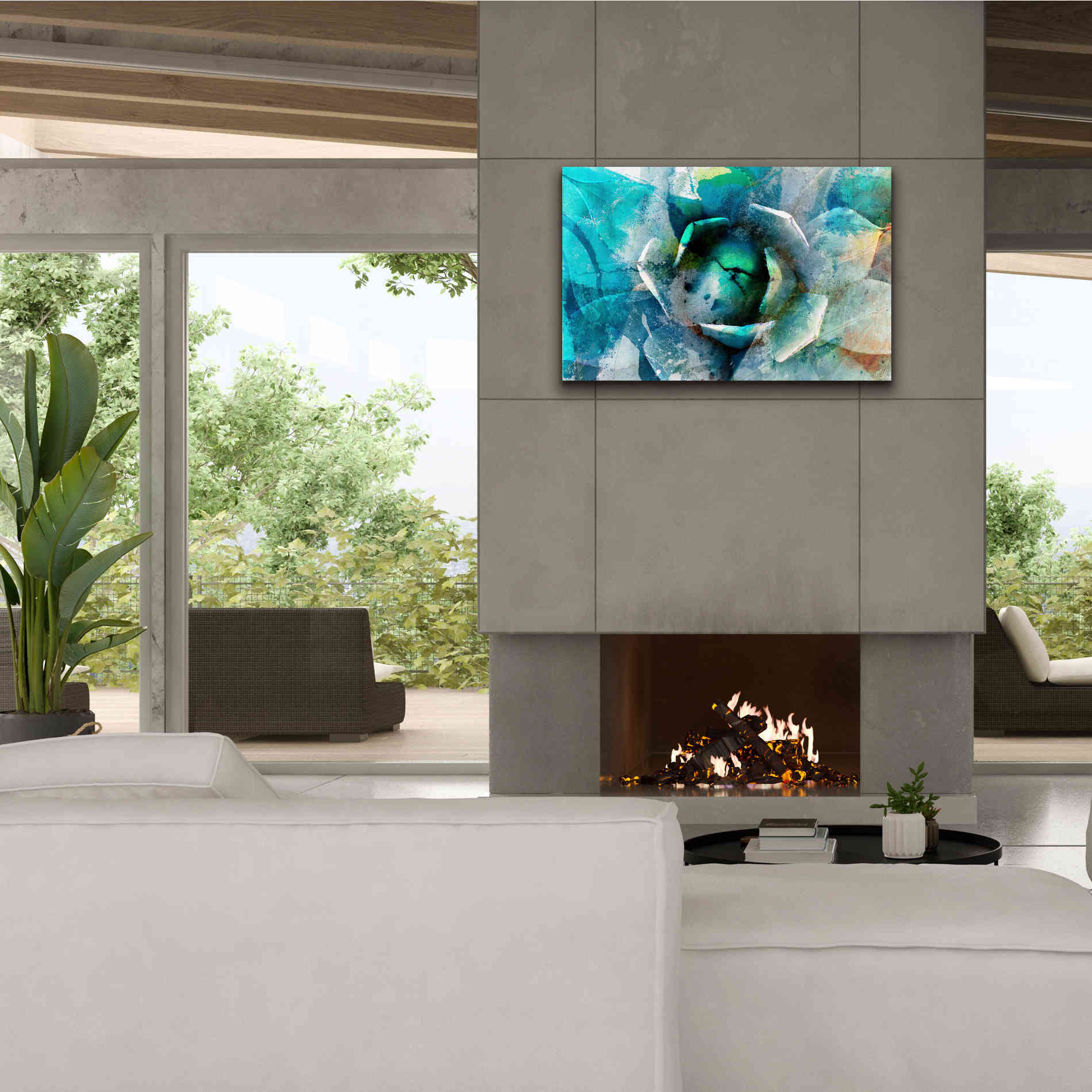 'Agave Abstract I' by Sisa Jasper Canvas Wall Art,40 x 26