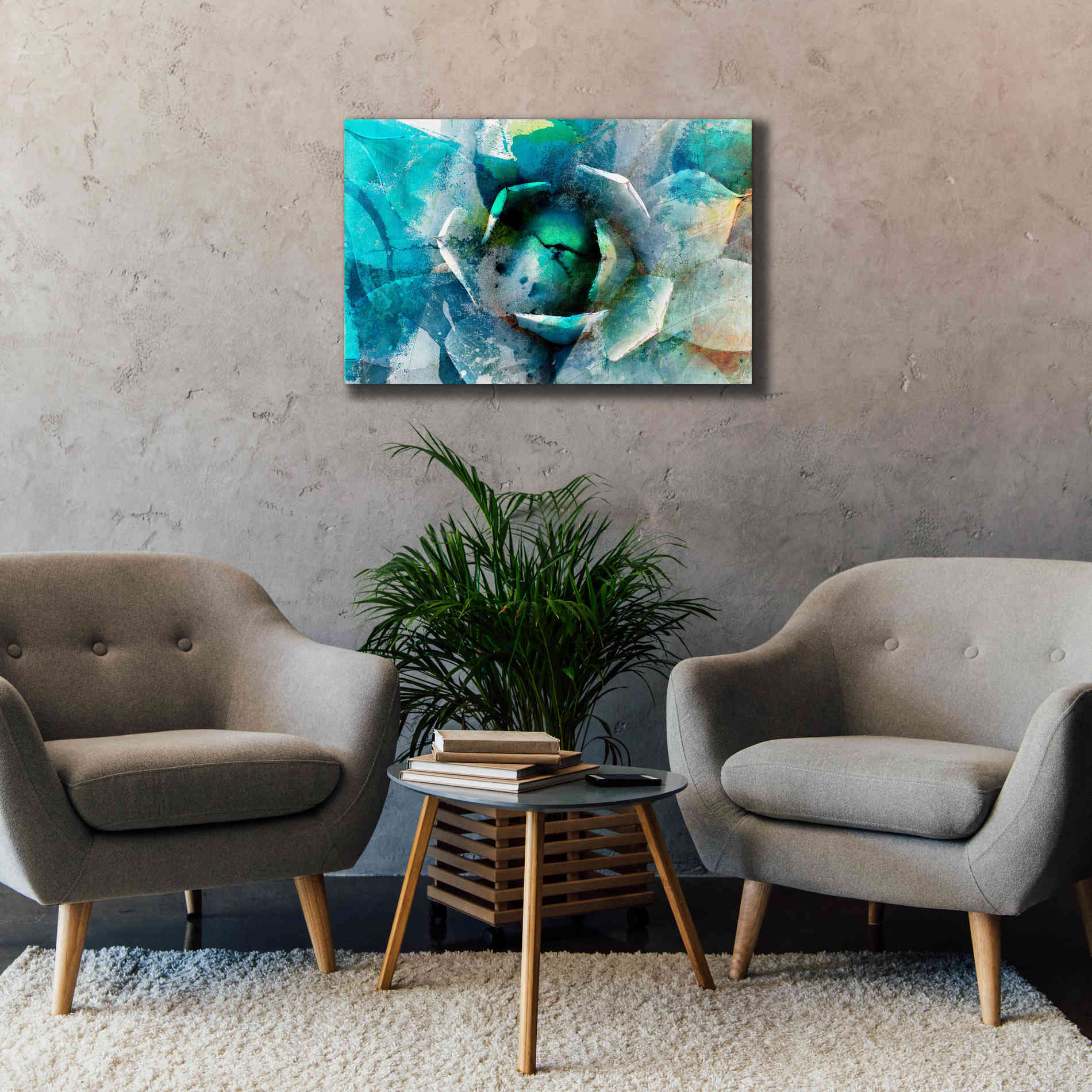 'Agave Abstract I' by Sisa Jasper Canvas Wall Art,40 x 26