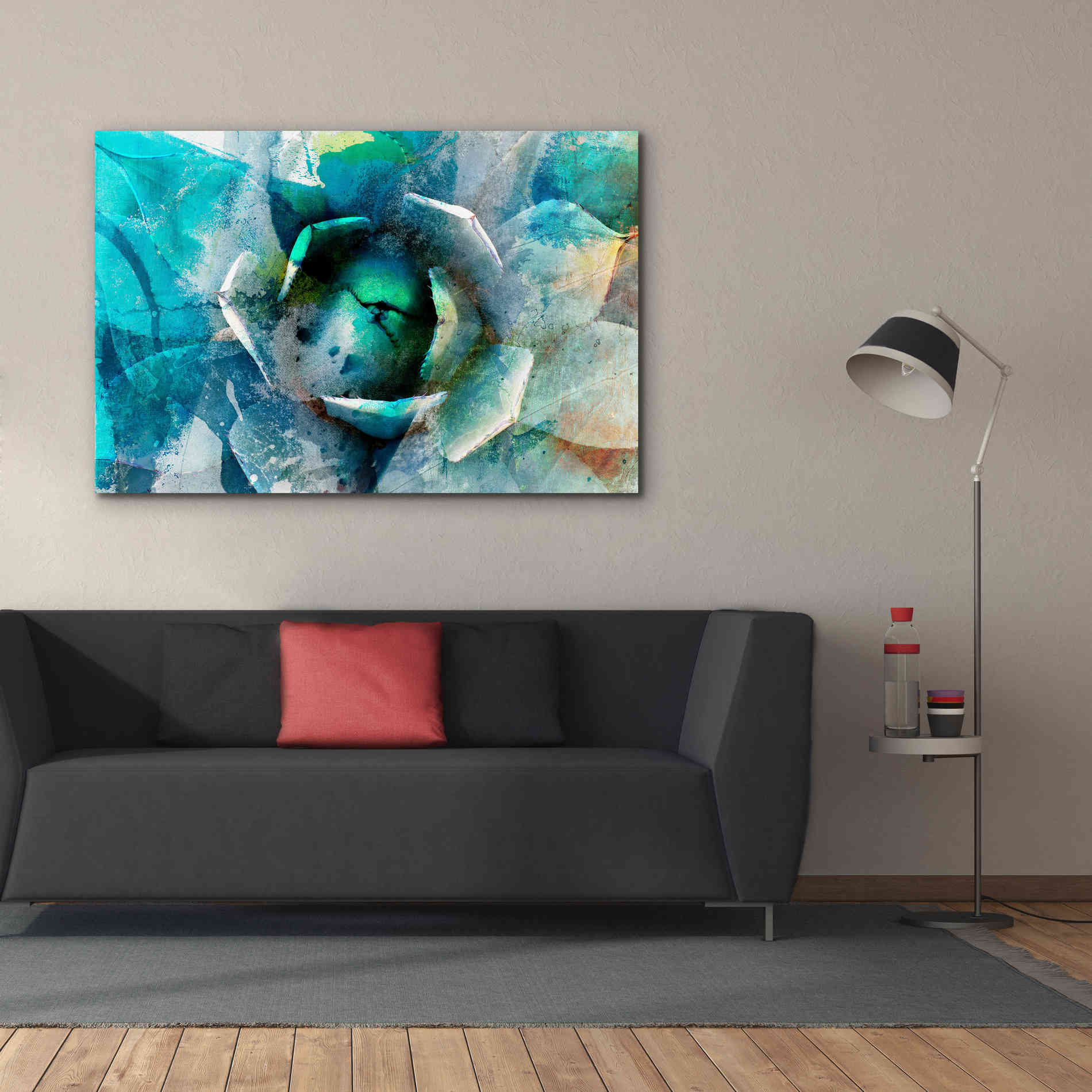 'Agave Abstract I' by Sisa Jasper Canvas Wall Art,60 x 40