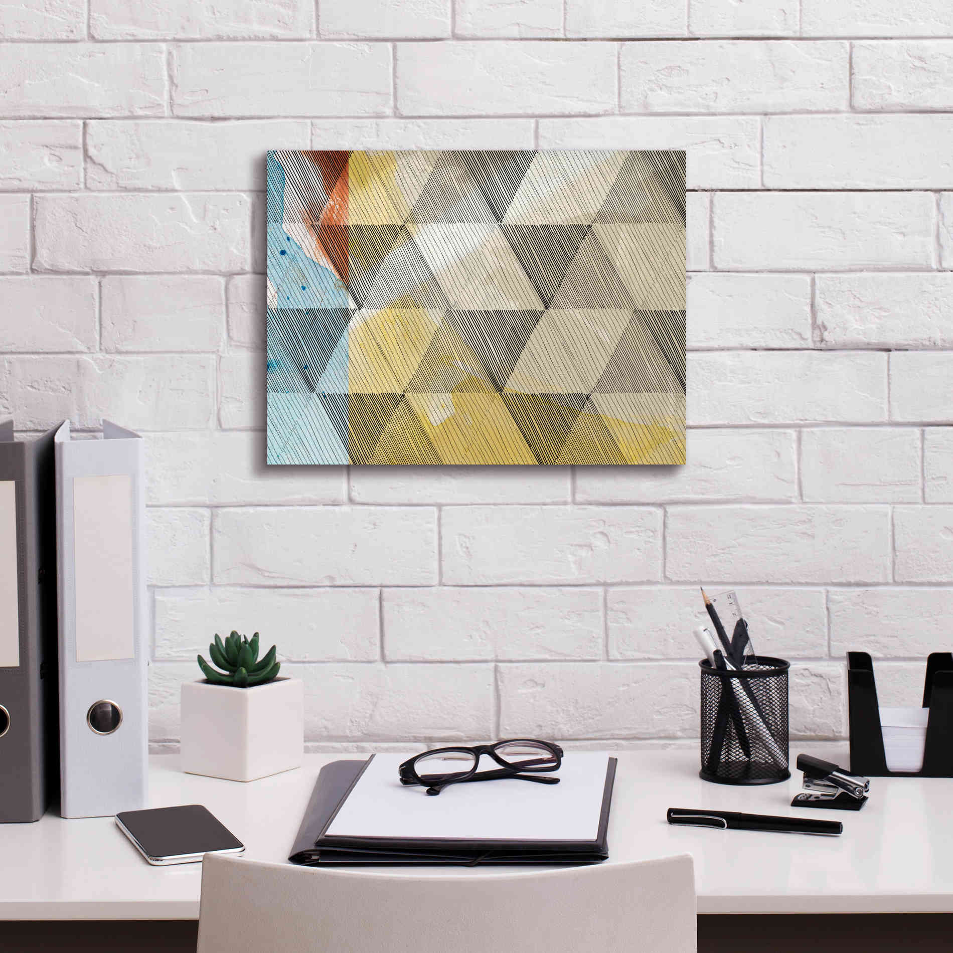 'Geo Now Sketch I' by Sisa Jasper Canvas Wall Art,16 x 12