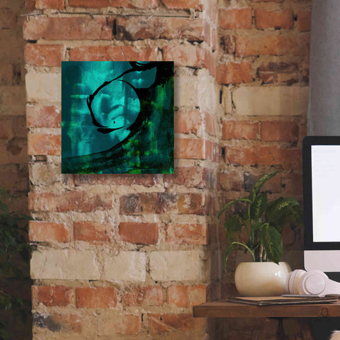 Image of 'Turquoise Element III' by Sisa Jasper Canvas Wall Art,12 x 12