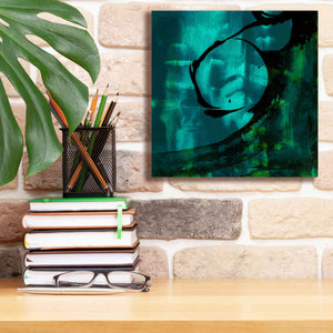 'Turquoise Element III' by Sisa Jasper Canvas Wall Art,12 x 12
