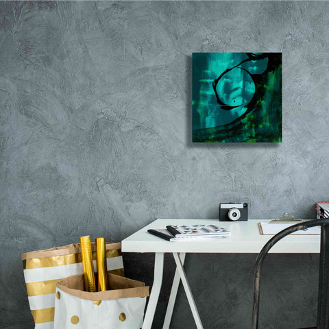 Image of 'Turquoise Element III' by Sisa Jasper Canvas Wall Art,12 x 12