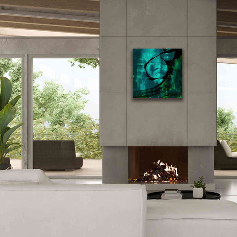 Image of 'Turquoise Element III' by Sisa Jasper Canvas Wall Art,26 x 26