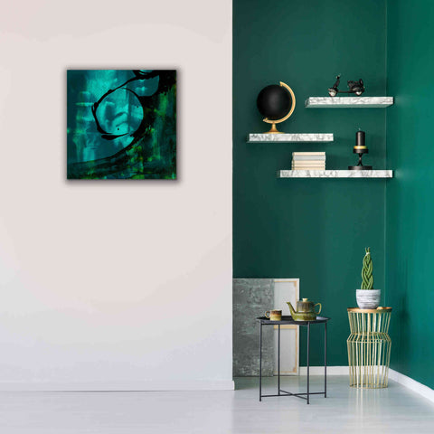 Image of 'Turquoise Element III' by Sisa Jasper Canvas Wall Art,26 x 26