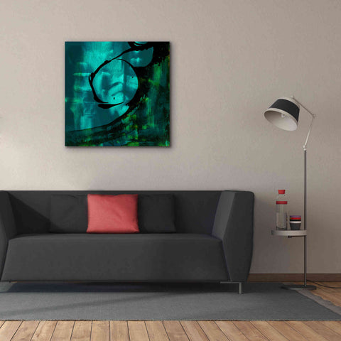 Image of 'Turquoise Element III' by Sisa Jasper Canvas Wall Art,37 x 37