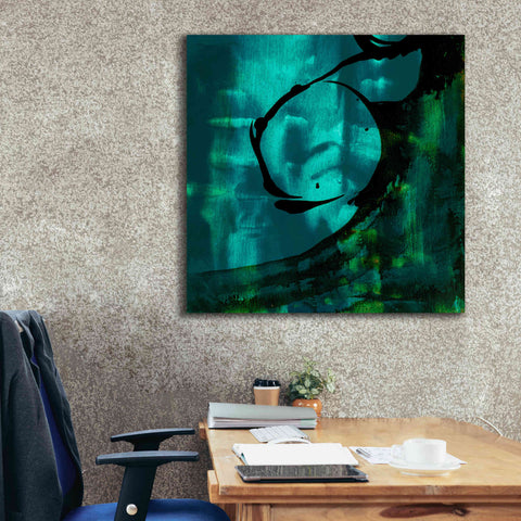 Image of 'Turquoise Element III' by Sisa Jasper Canvas Wall Art,37 x 37