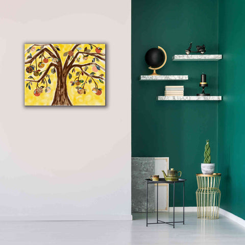 Image of 'Yellow Orange Tree' by Sisa Jasper Canvas Wall Art,34 x 26