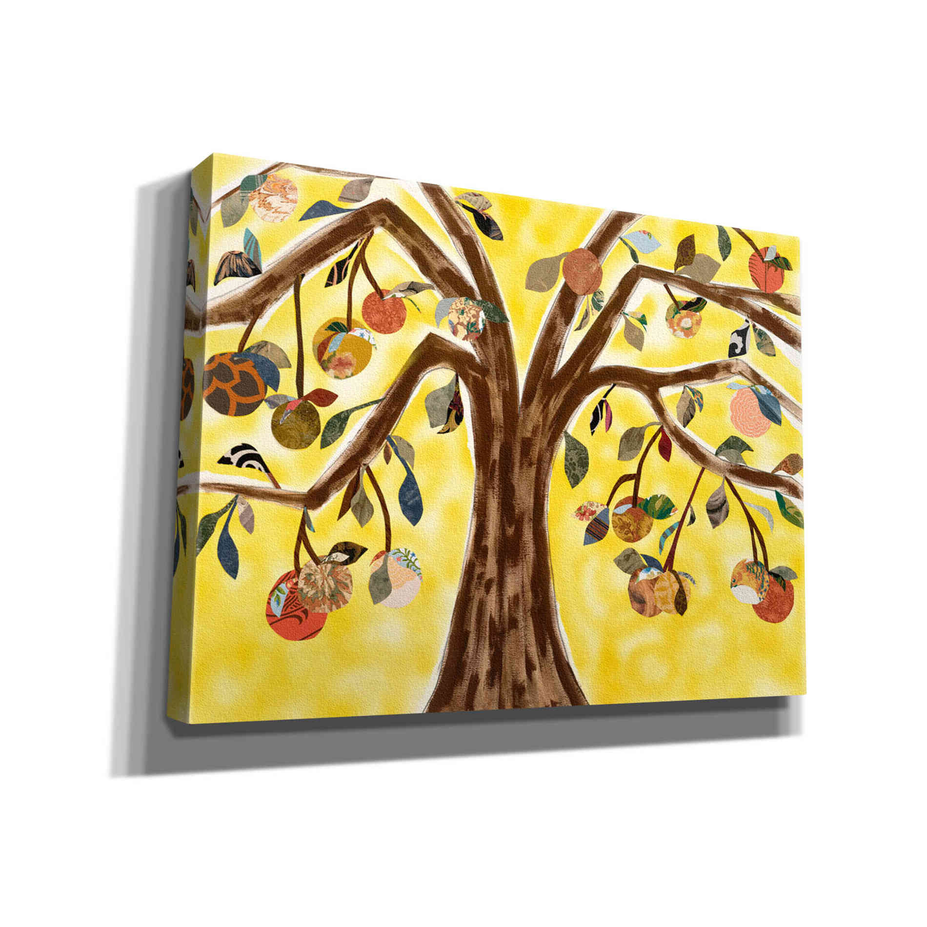 'Yellow Orange Tree' by Sisa Jasper Canvas Wall Art
