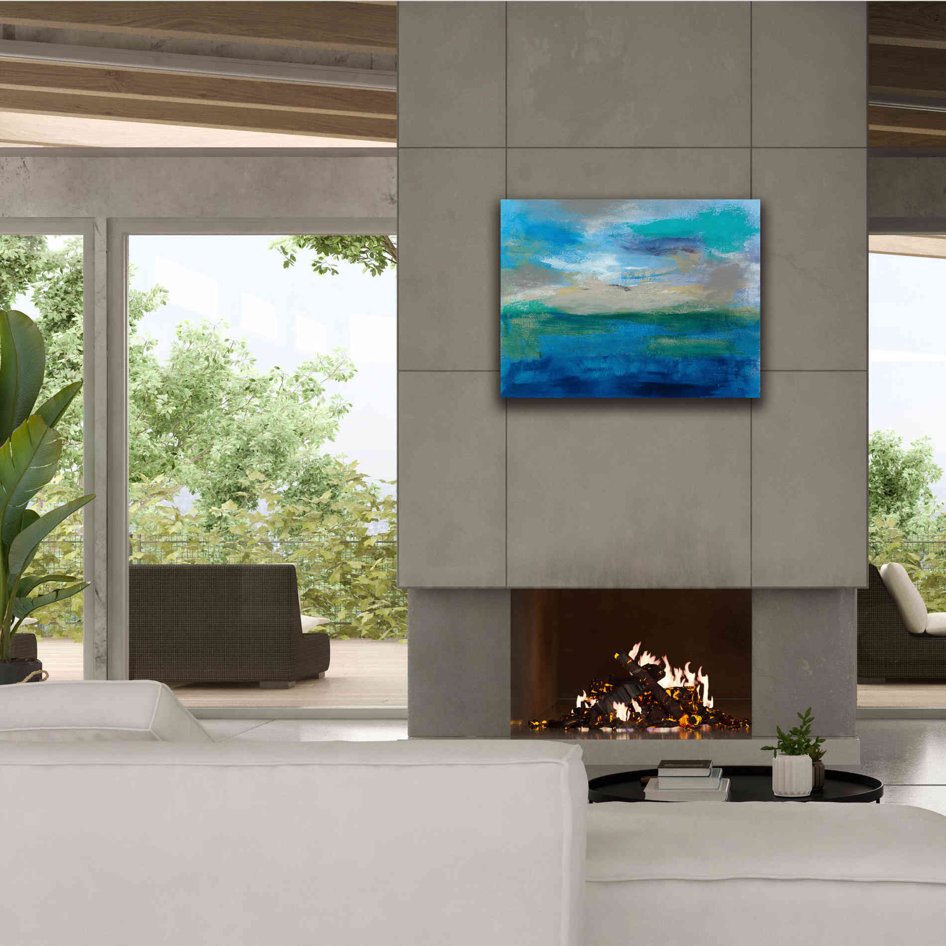 'Viewpoint I' by Sisa Jasper Canvas Wall Art,34 x 26