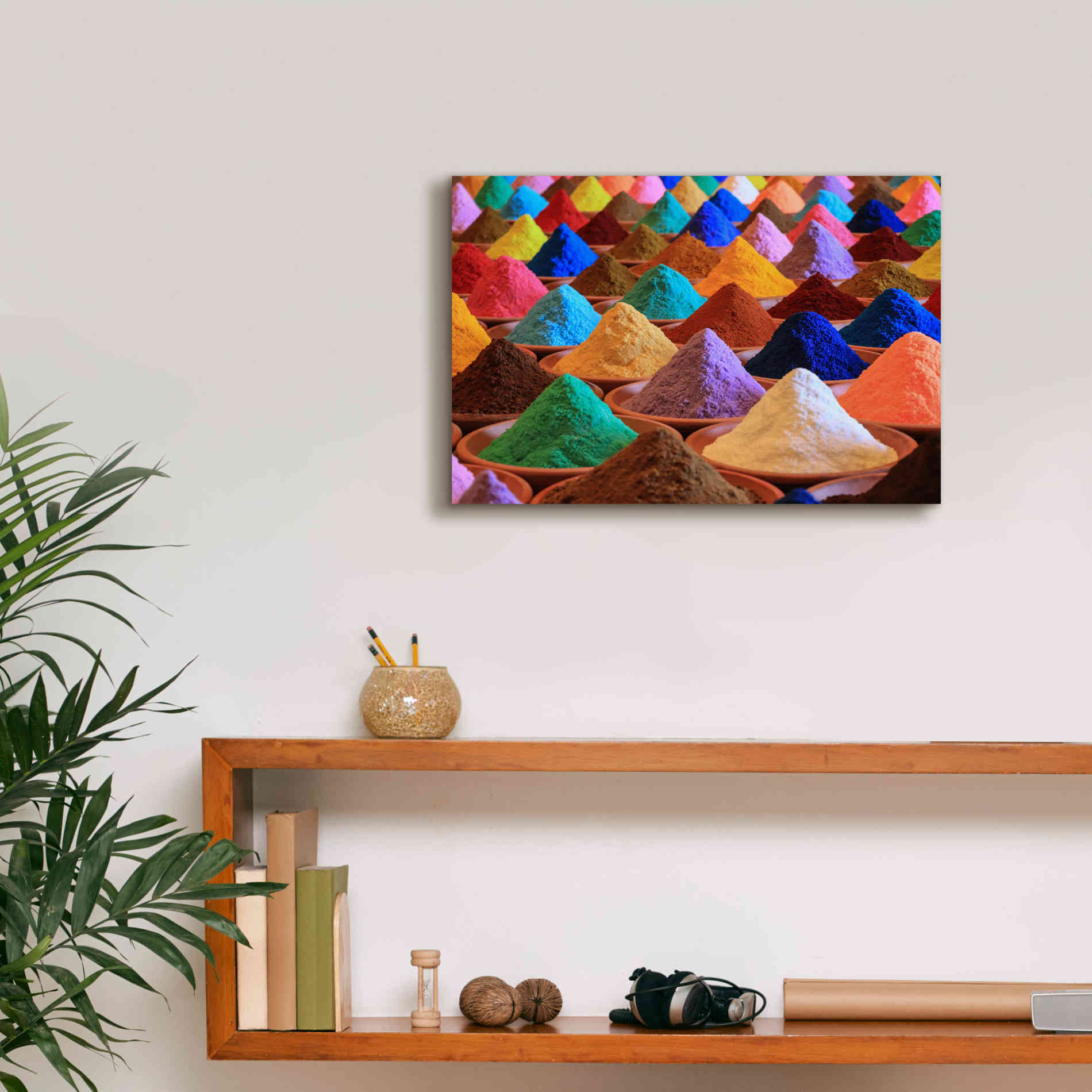 'Colorful Life' Canvas Wall Art,18 x 12