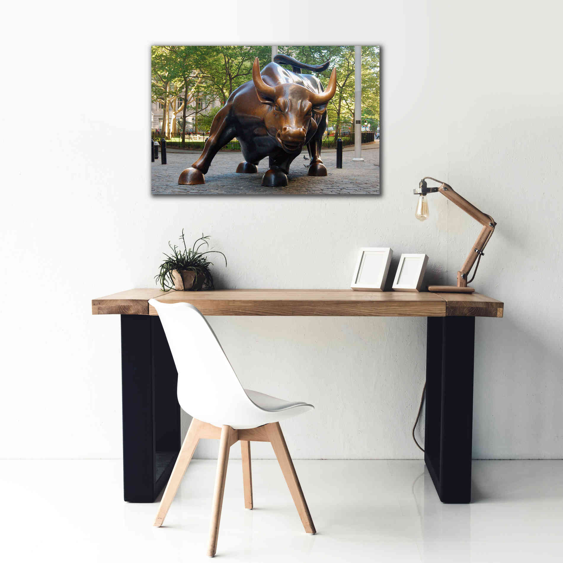 'Bull of Wallstreet' Canvas Wall Art,40 x 26