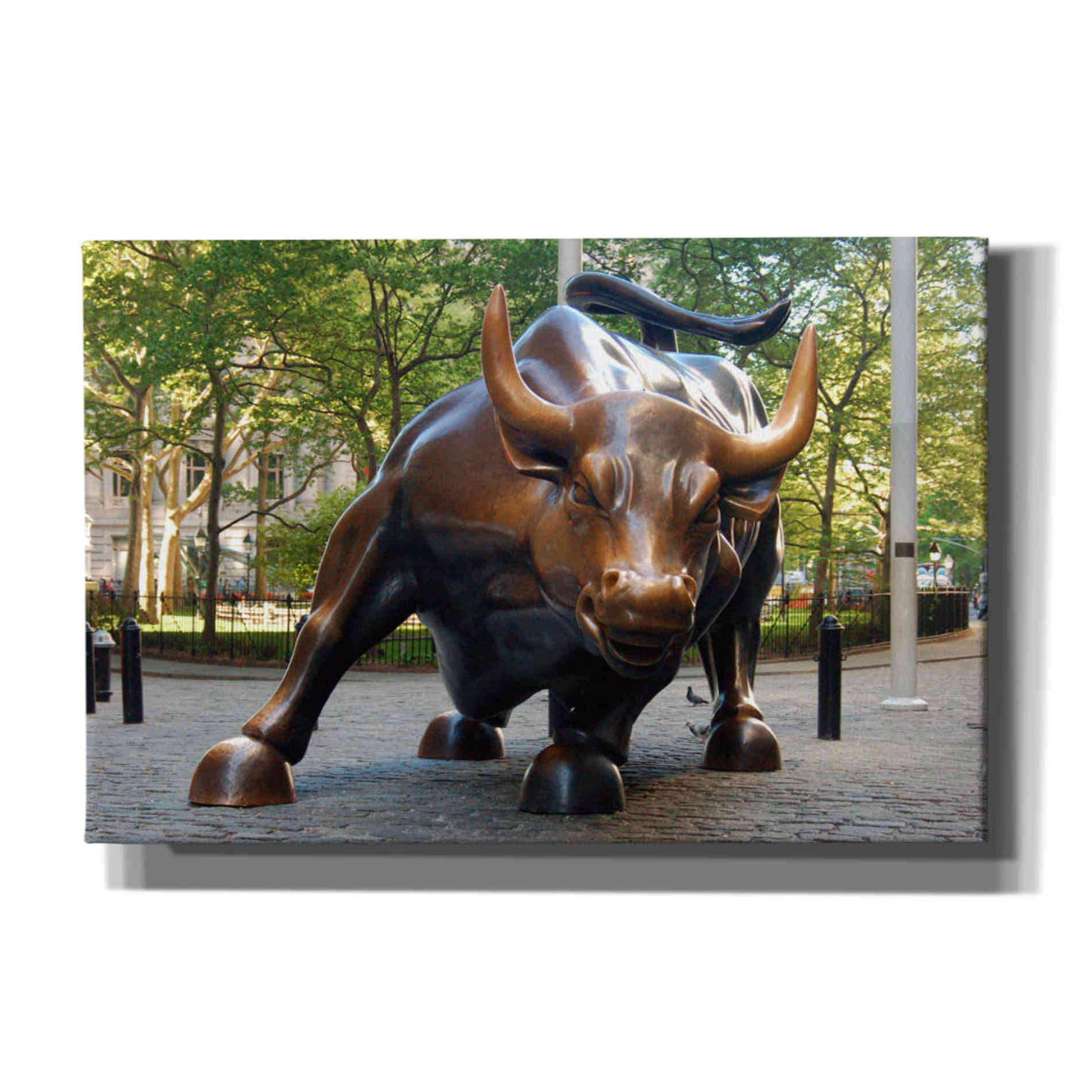 'Bull of Wallstreet' Canvas Wall Art