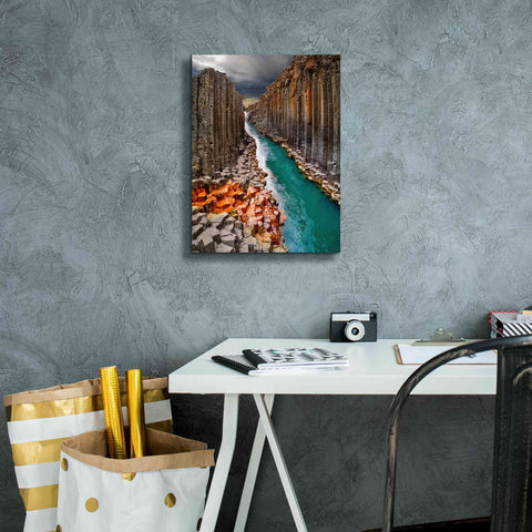 Image of 'Divided' Canvas Wall Art,12 x 16