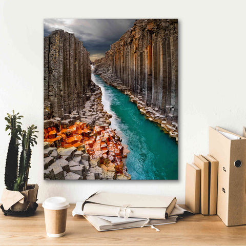 Image of 'Divided' Canvas Wall Art,20 x 24