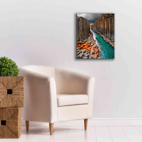 Image of 'Divided' Canvas Wall Art,20 x 24