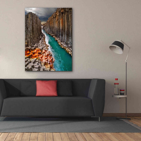 Image of 'Divided' Canvas Wall Art,40 x 54