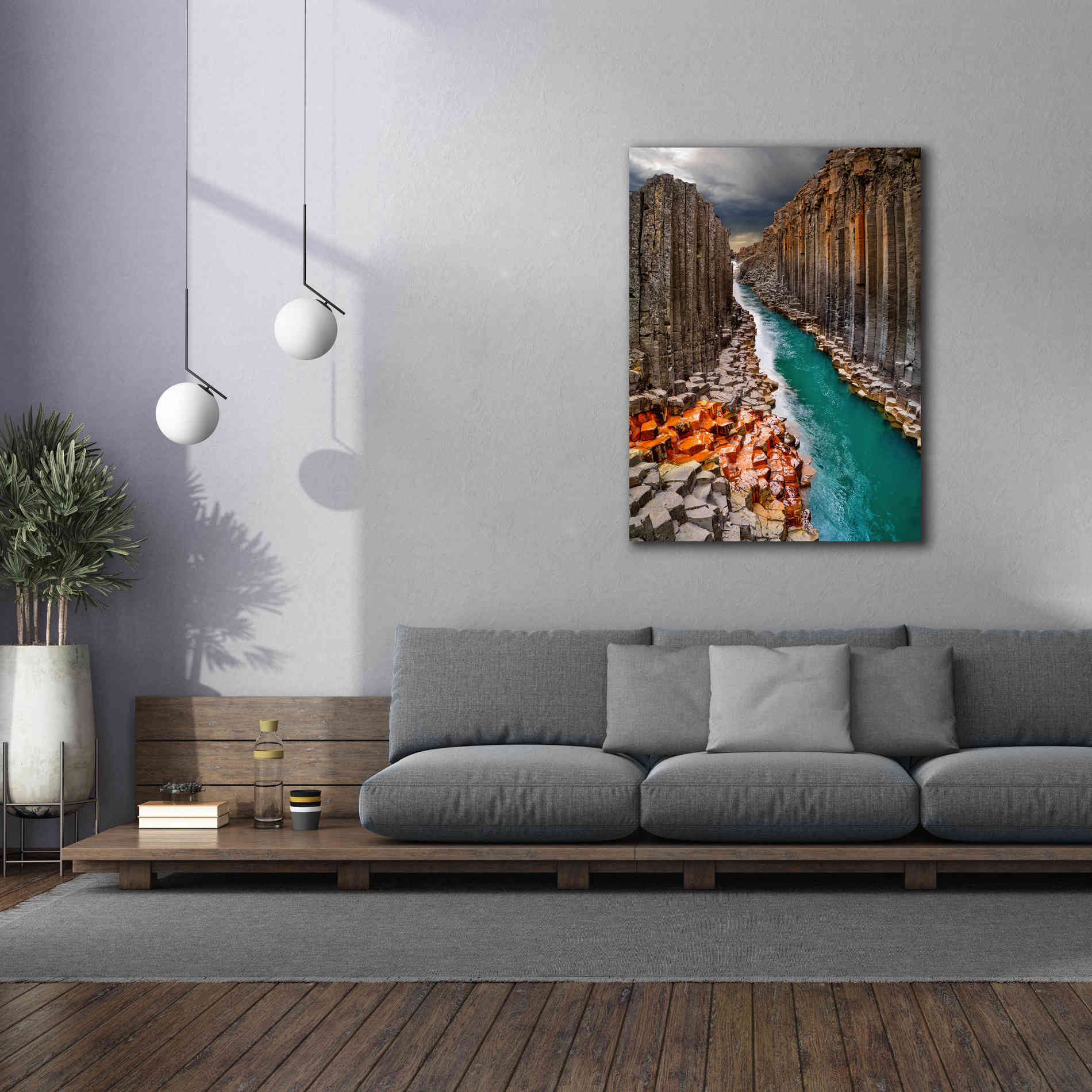 'Divided' Canvas Wall Art,40 x 54