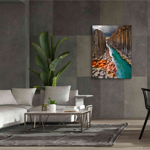 Image of 'Divided' Canvas Wall Art,40 x 54
