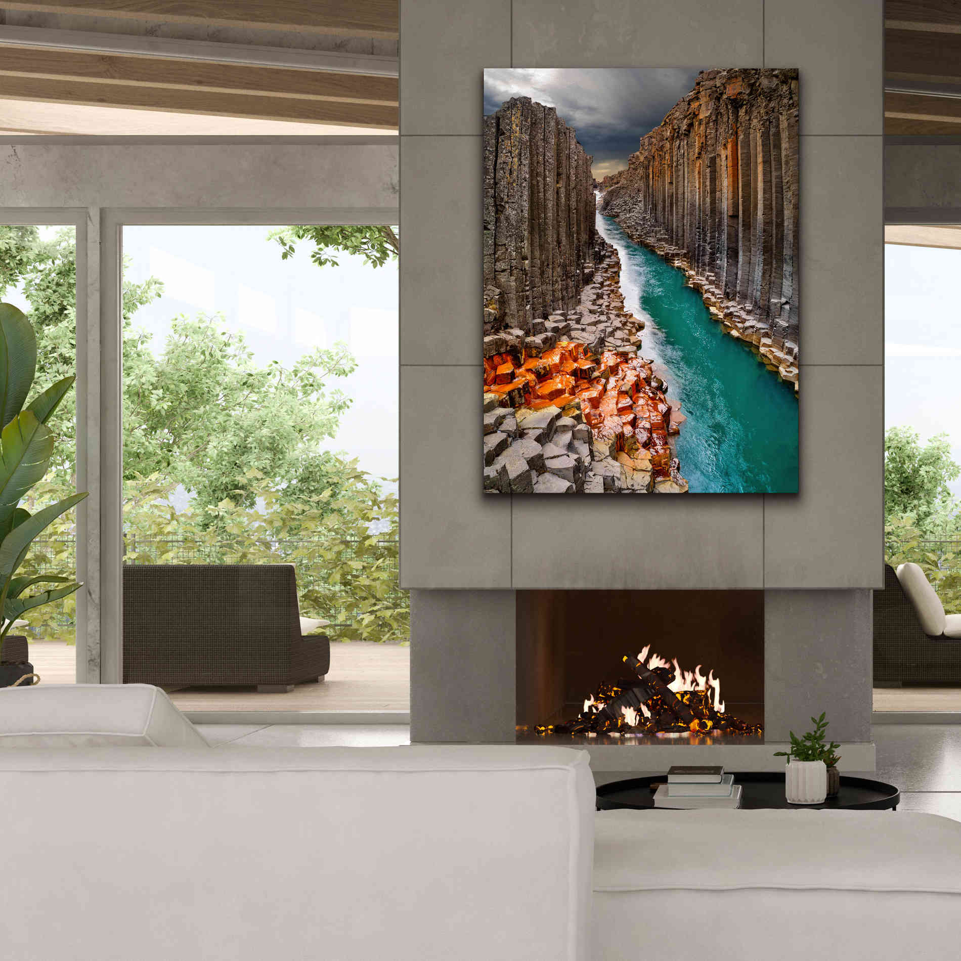 'Divided' Canvas Wall Art,40 x 54