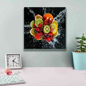 'Fruit Splash III' Canvas Wall Art,12 x 12