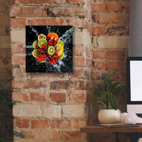 Image of 'Fruit Splash III' Canvas Wall Art,12 x 12