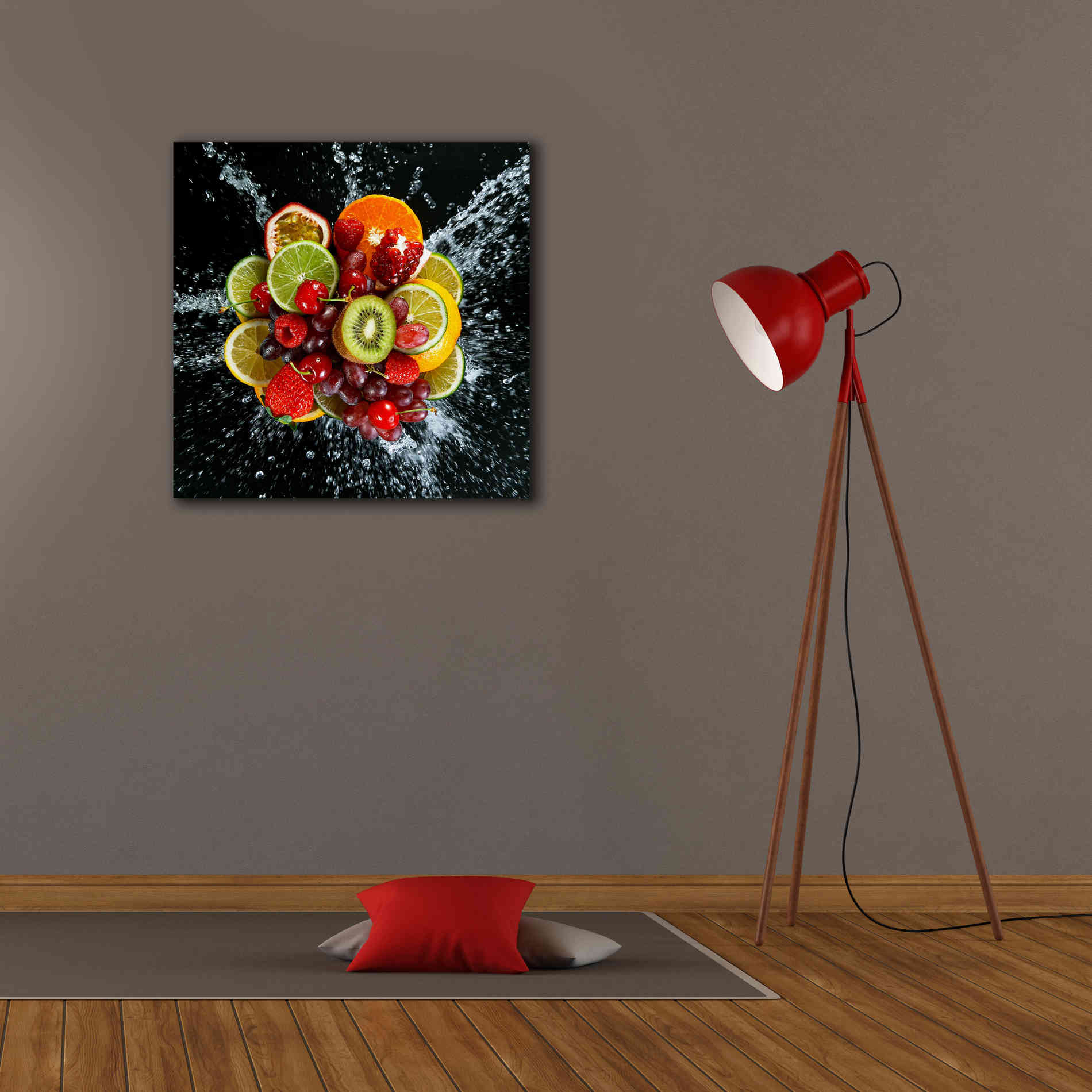 'Fruit Splash III' Canvas Wall Art,26 x 26