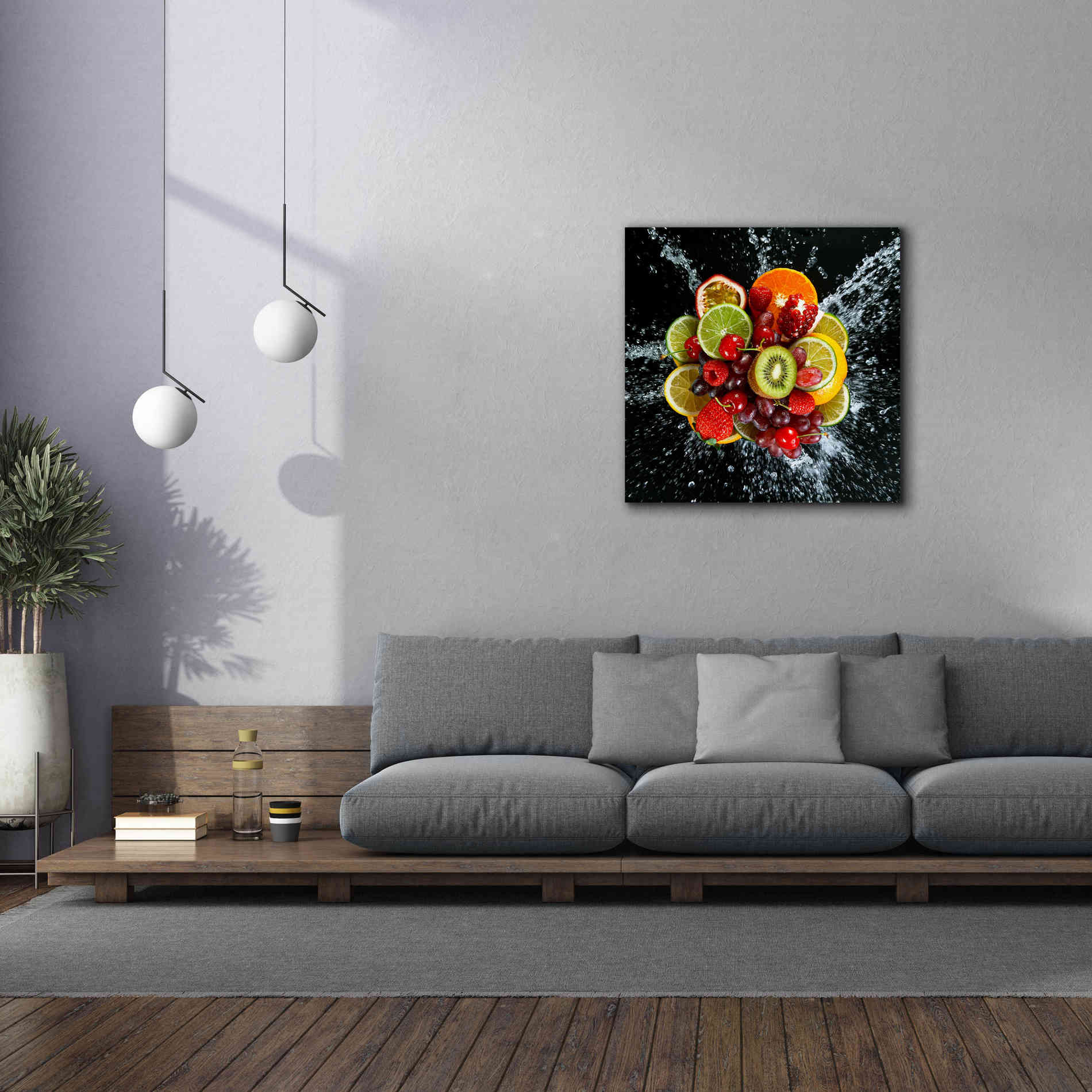 'Fruit Splash III' Canvas Wall Art,37 x 37