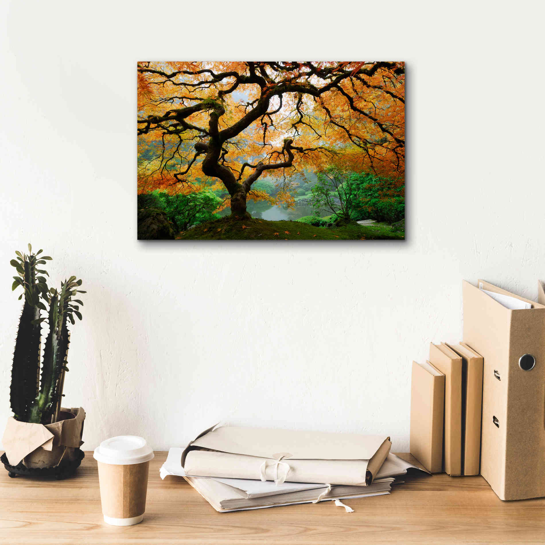 'Magical Autumn' Canvas Wall Art,18 x 12