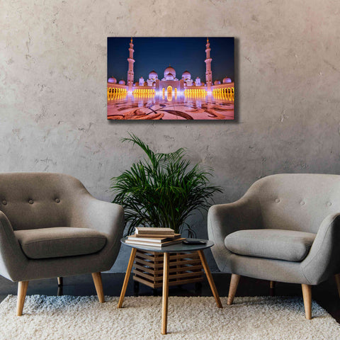 Image of 'Sheikh Zayed Grand Mosque' Canvas Wall Art,40 x 26