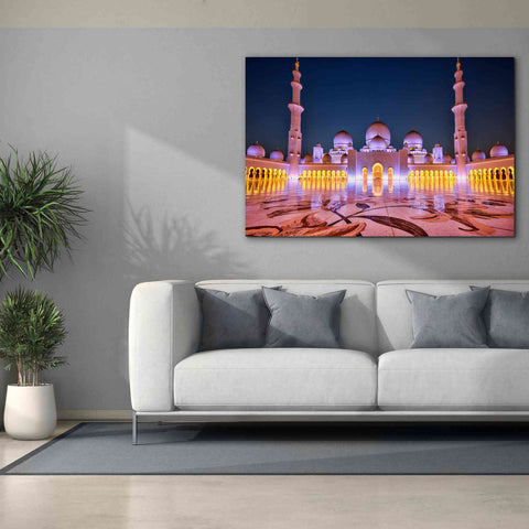 Image of 'Sheikh Zayed Grand Mosque' Canvas Wall Art,60 x 40