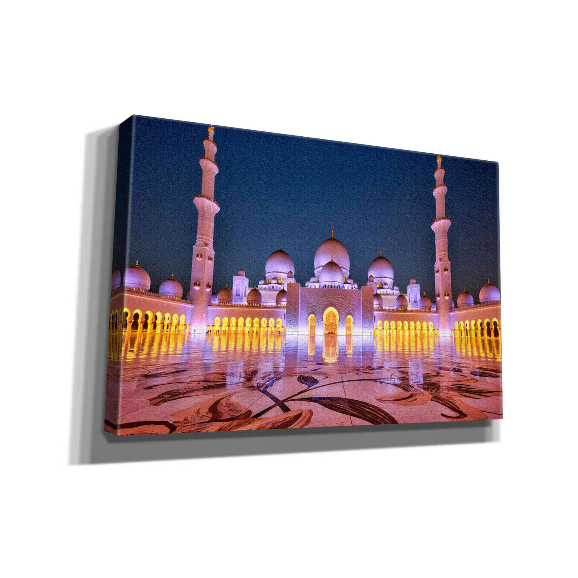 'Sheikh Zayed Grand Mosque' Canvas Wall Art