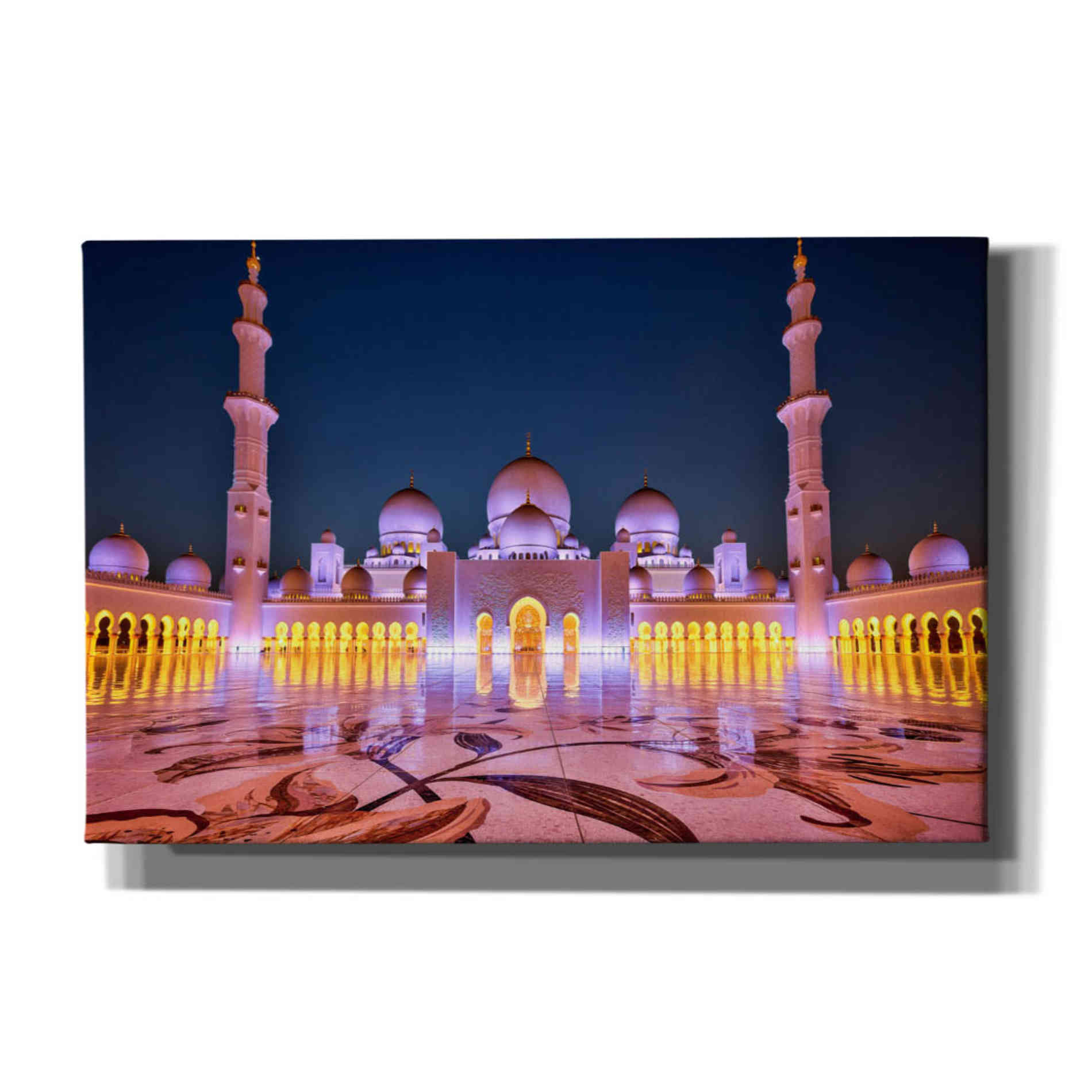 'Sheikh Zayed Grand Mosque' Canvas Wall Art