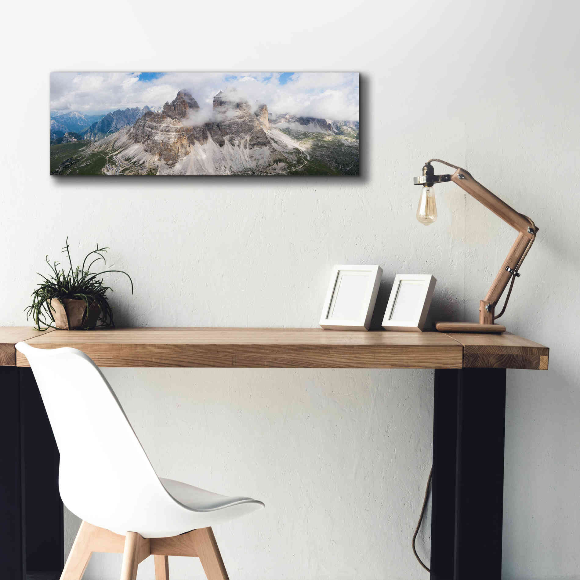 'Tre Cime Di Lavaredo' Canvas Wall Art,36 x 12