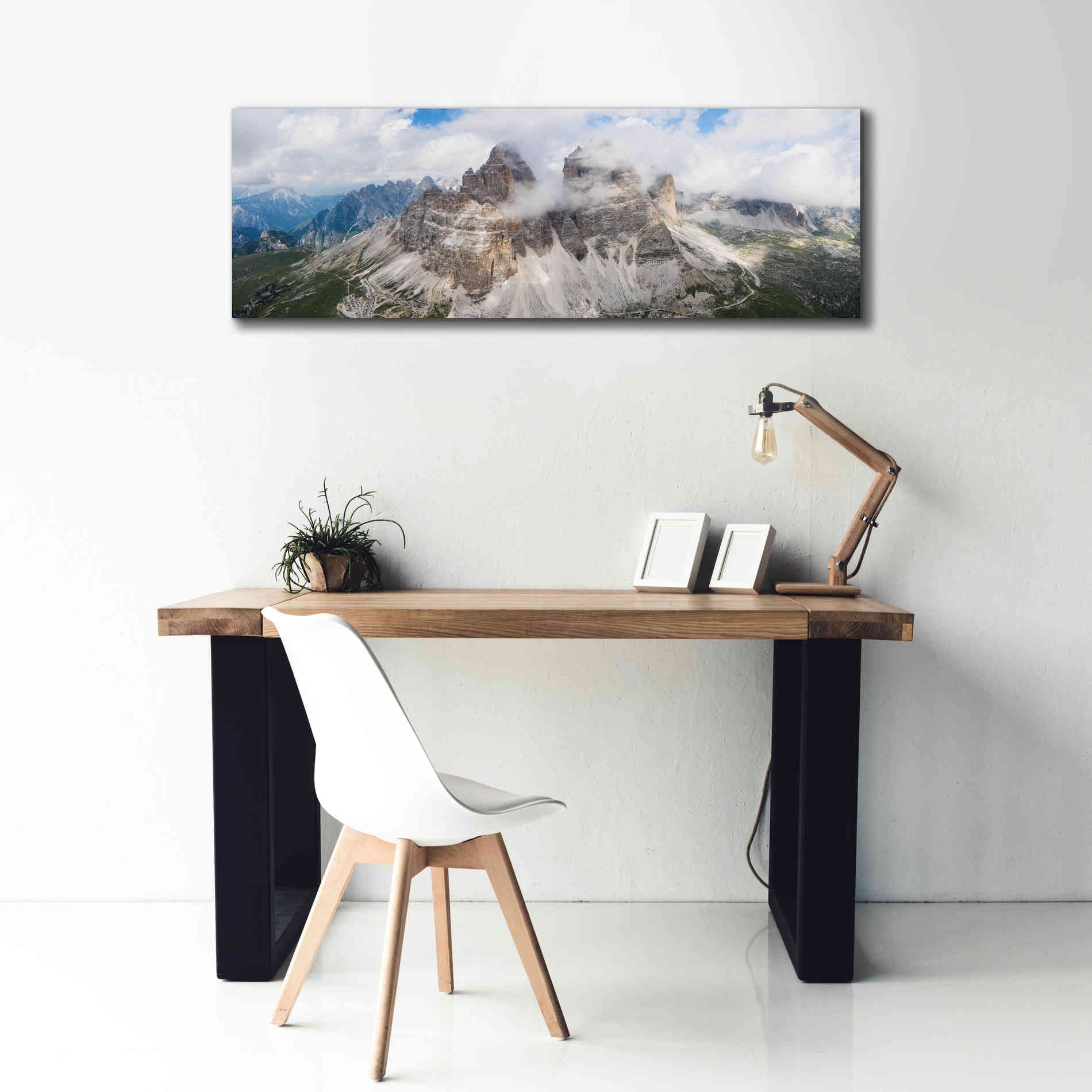 'Tre Cime Di Lavaredo' Canvas Wall Art,60 x 20