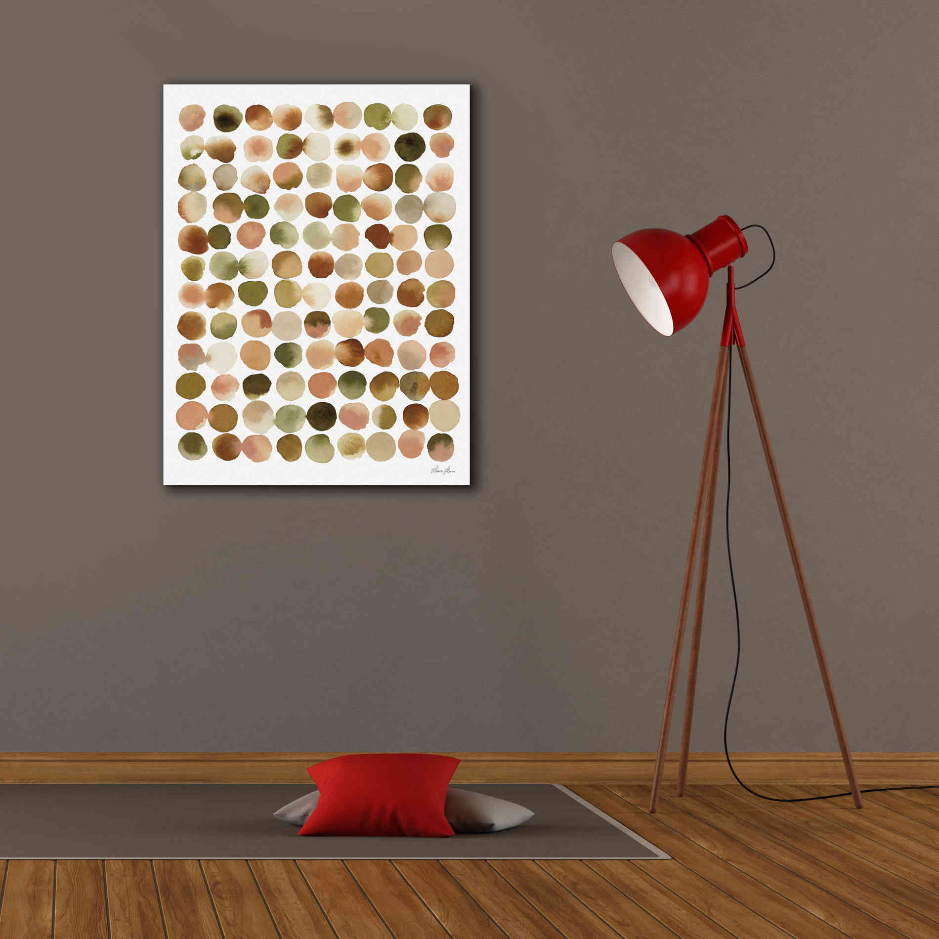 'Natural Abstract I' by Laura Horn, Canvas Wall Art,26 x 34