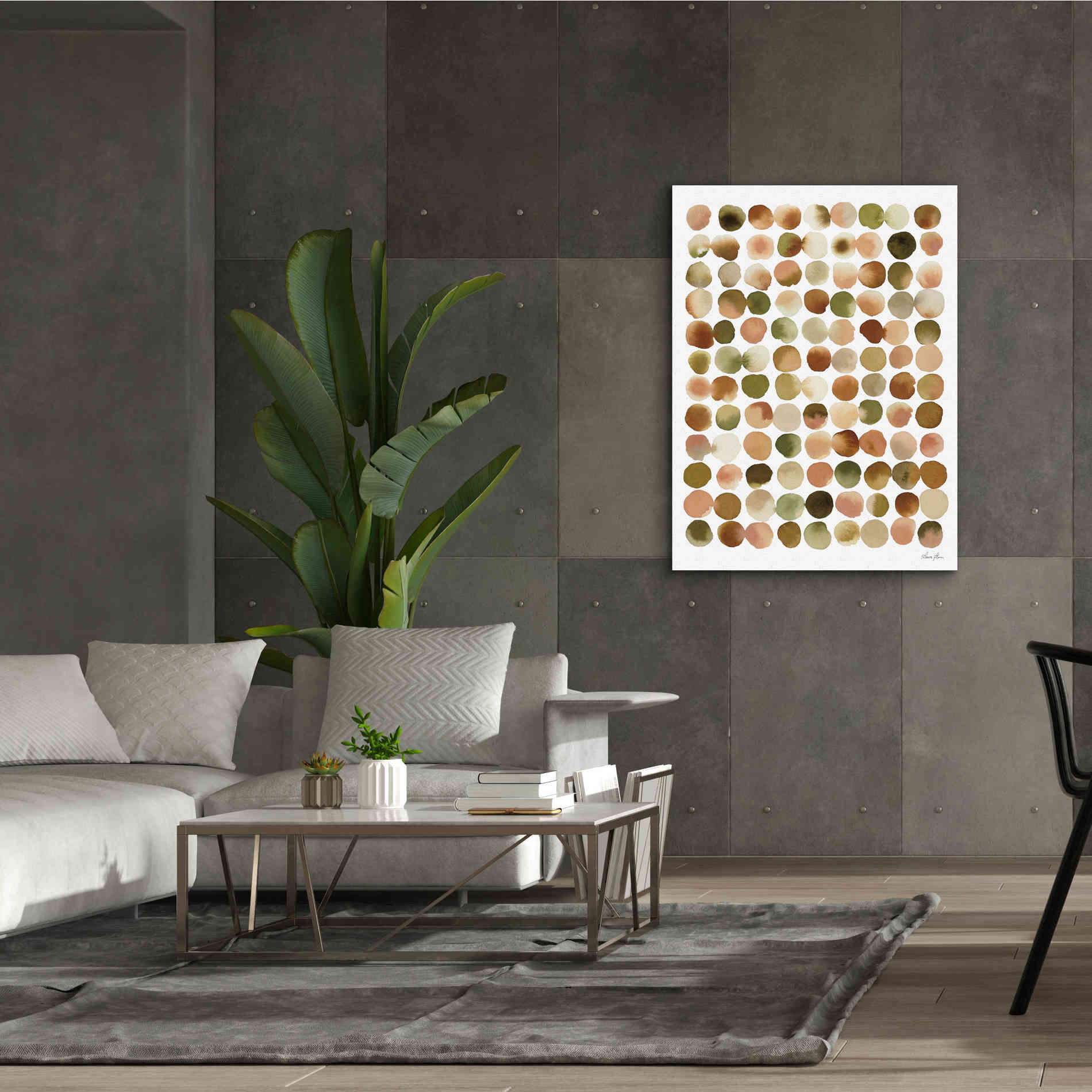 'Natural Abstract I' by Laura Horn, Canvas Wall Art,40 x 54
