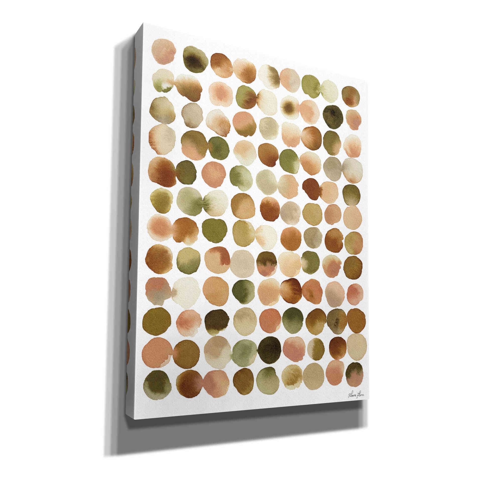 'Natural Abstract I' by Laura Horn, Canvas Wall Art