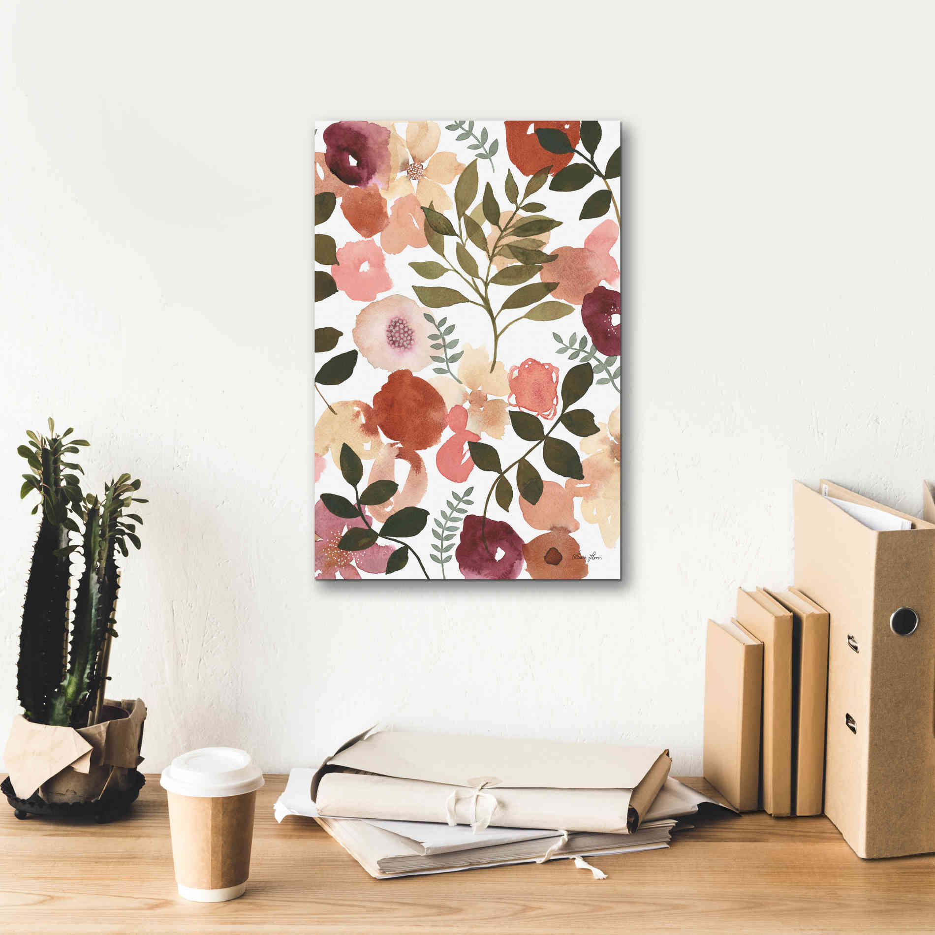 'Garden Dance I' by Laura Horn, Canvas Wall Art,12 x 18