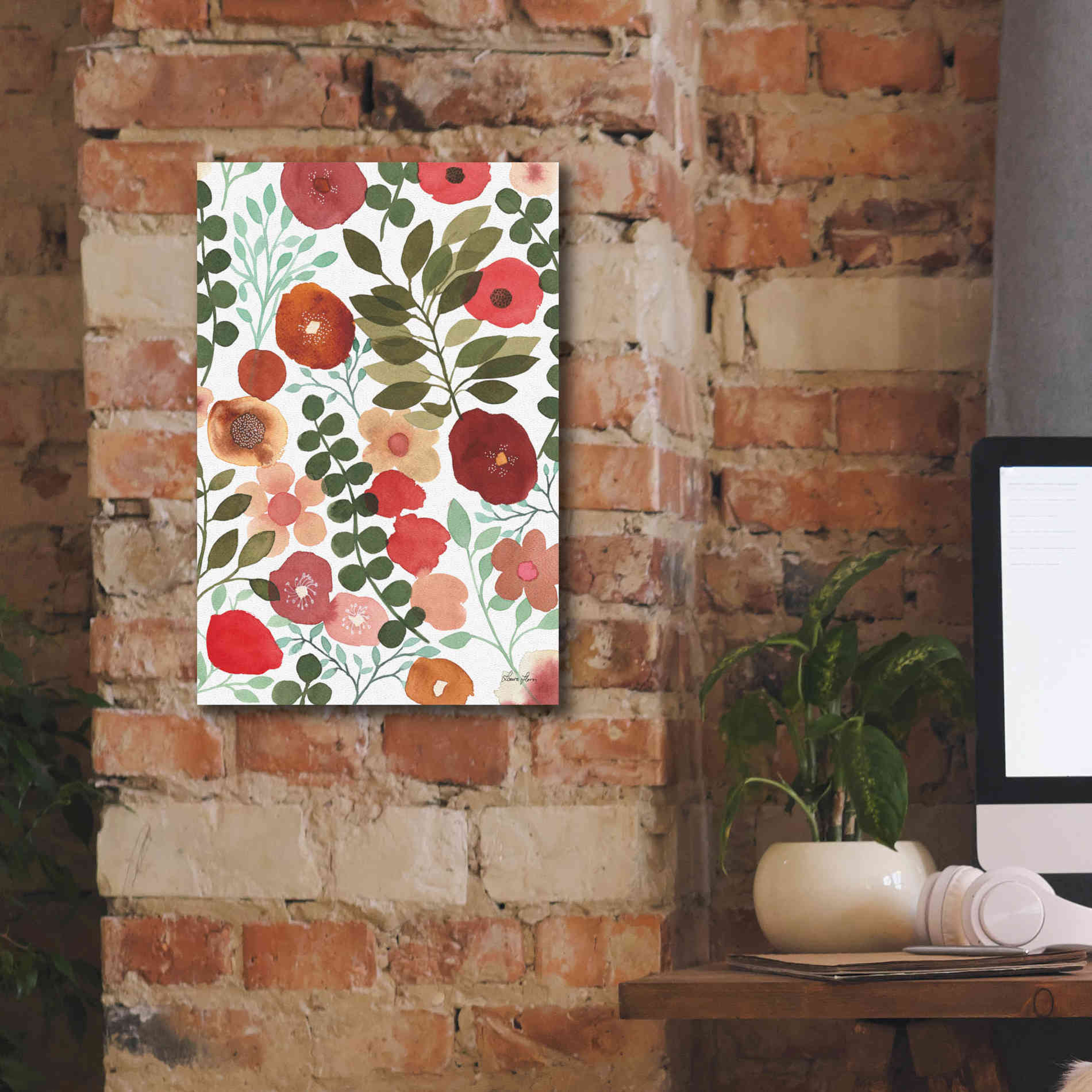 'Garden Dance II' by Laura Horn, Canvas Wall Art,12 x 18