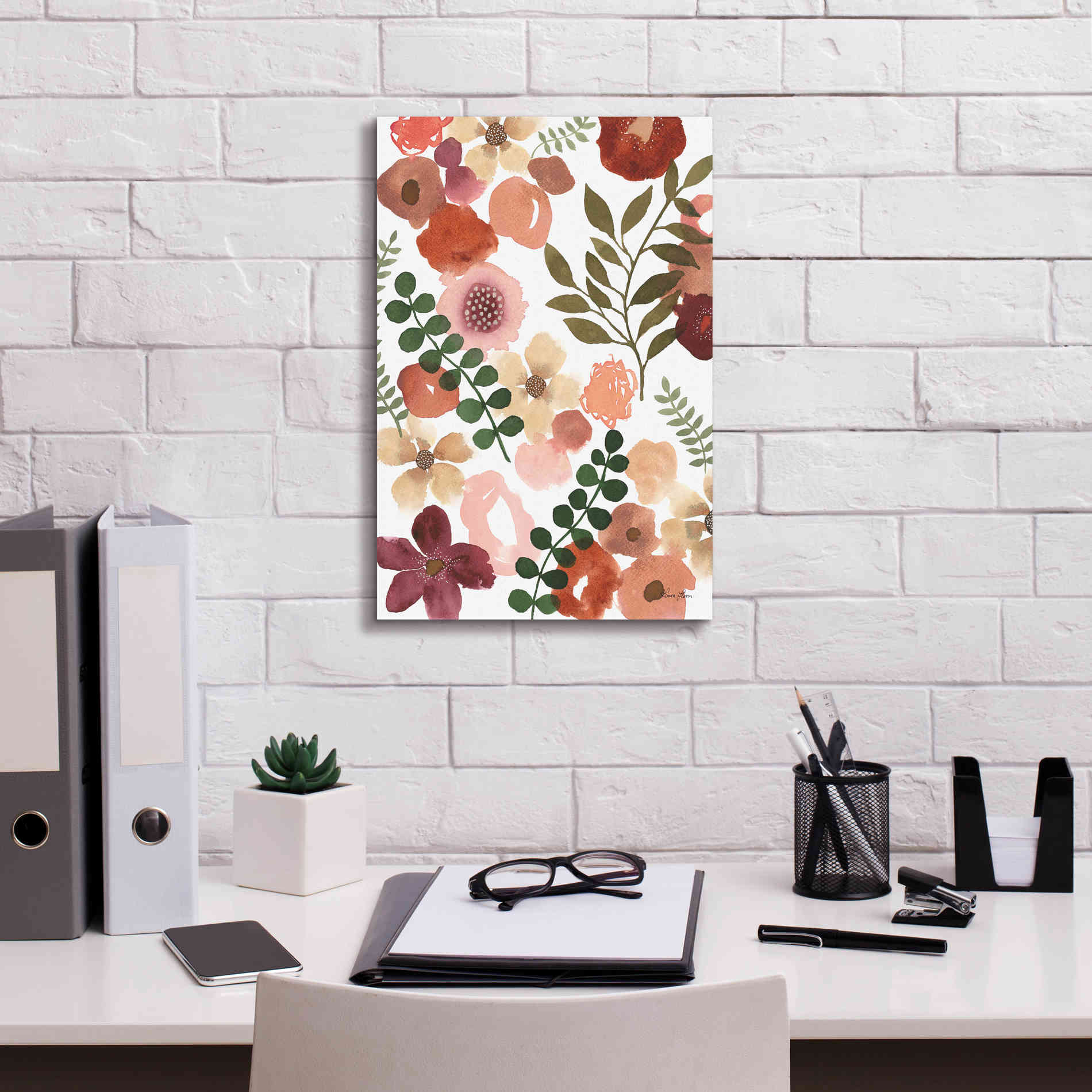 'Garden Dance III' by Laura Horn, Canvas Wall Art,12 x 18