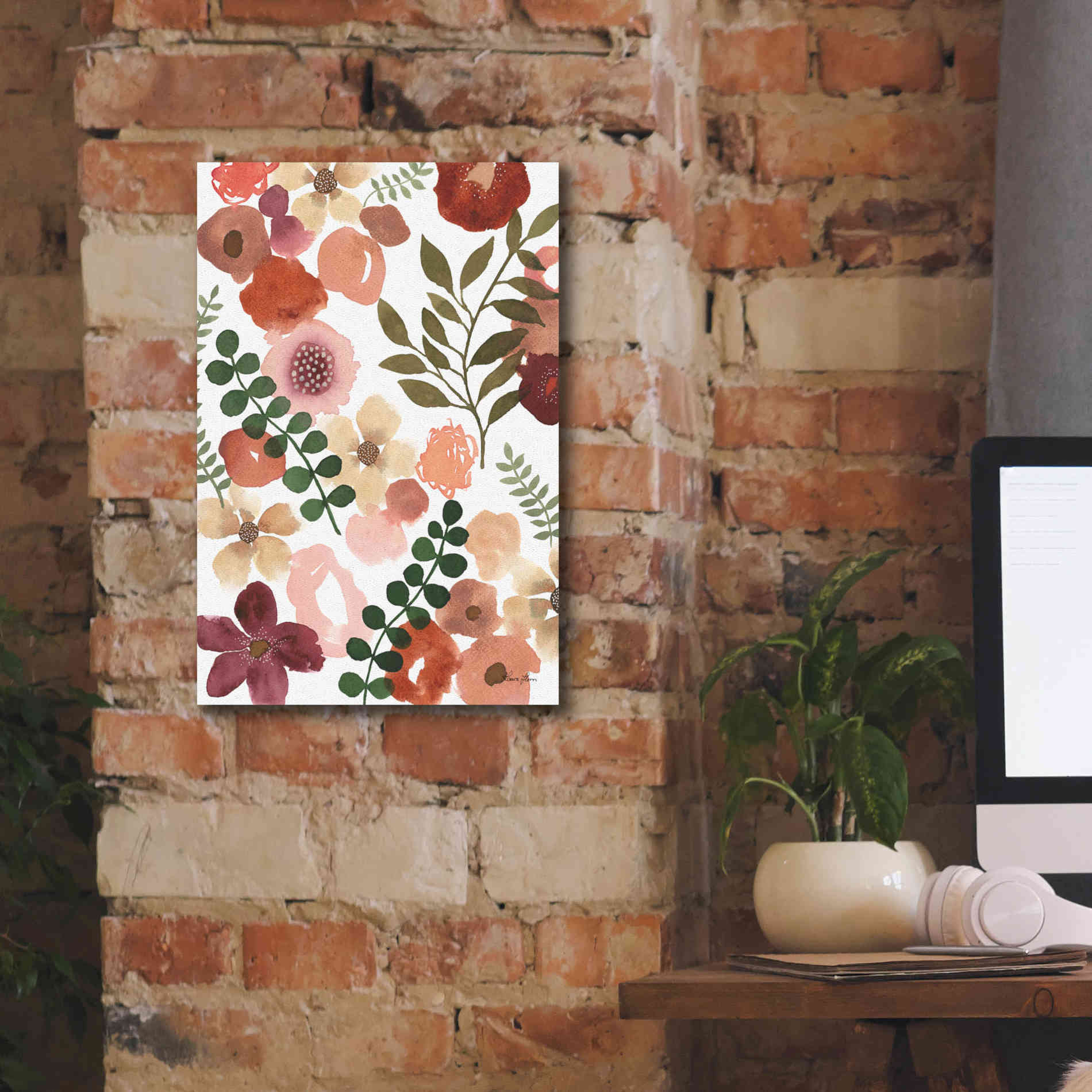 'Garden Dance III' by Laura Horn, Canvas Wall Art,12 x 18